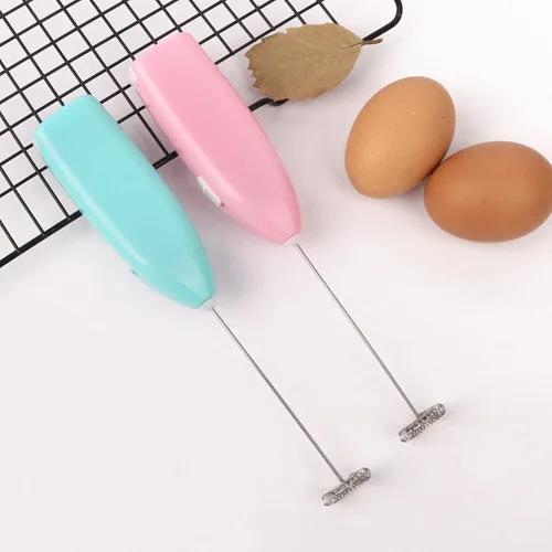 Miniatura 7 de Batidor eléctrico del espumador de la leche del mezclador del café de la bebida pequeña de las licuadoras de la mano para mezclar los huevos crema