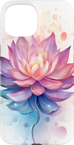 Miniatura 6 de Funda para iPhone 14 Pro Max Lotus Flower Symbol of Beauty and Spirituality Illustration Case