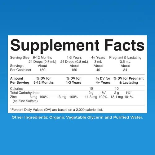 Miniatura 9 de MaryRuth Organics Suplementos de zinc para apoyo inmunológico Zinc iónico para niños y adultos Suplemento de zinc líquido Suministro para 40