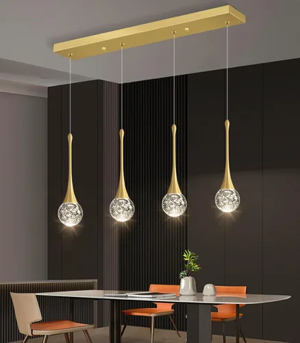 Miniatura 37 de 16 Luces Moderna Lámpara de Techo de Cristal Glam para Techo Alto, Lámpara Colgante LED Regulable para Escalera, Vestíbulo, Entrada, Sala de Estar
