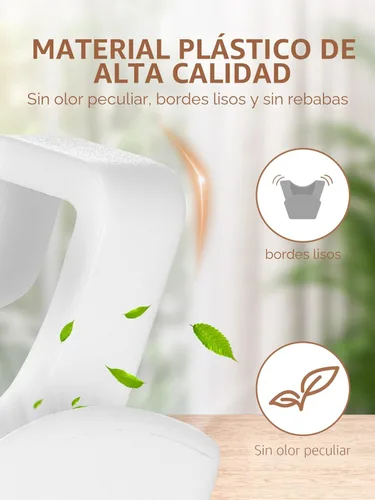 Miniatura 9 de HOUSE DAY Ganchos Colgadores que Ahorran Espacio Paquete de 60, Ganchos Conectores Blancos para Perchas de Ropa, Ganchos para Perchas Resistentes
