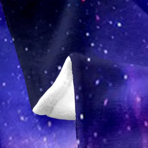 Miniatura 4 de Manta de galaxia púrpura para niños, adolescentes, niñas y niños, manta de forro polar con cielo estrellado brillante, manta de franela de espacio
