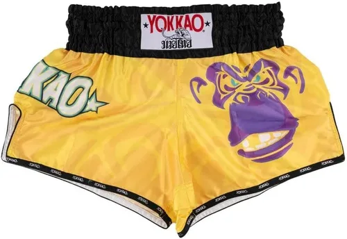 YOKKAO Pantalones cortos de boxeo Muay Thai para hombres y mujeres Pantalones cortos de satén premium para atletas Ideal para entrenamiento y