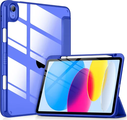 Miniatura 25 de VIKESI - Funda para iPad (A16) 11 pulgadas 2025 y iPad 10ª generación 10.9 pulgadas 2022, con parte trasera transparente y marco de TPU a prueba