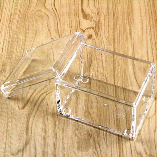 Miniatura 8 de YTBH-08328 - Organizador de bolsas de té de acrílico, caja de té, soporte con tapa para bolsas de té, café, paquetes pequeños, edulcorantes
