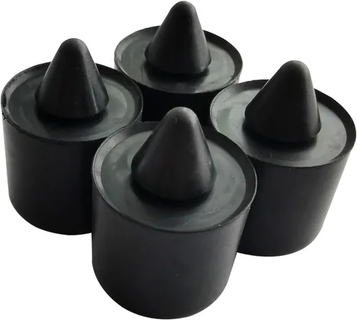 4 piezas de topes de goma exteriores premium de 16.5MM que se ajustan al cojín de parada para reparación compatibles con Ford Ranger F150