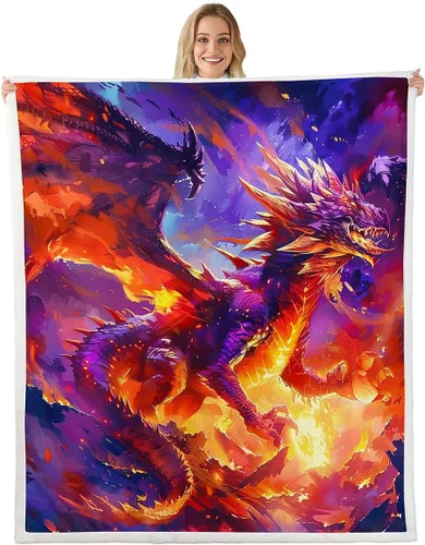 Miniatura 13 de Manfei Fish Throw Blanket Blue Camouflage American Flag Bed Blanket for Kids Boys Girls Room Decor, Fishing Theme Blanket for Couch Sofa, Soft and
