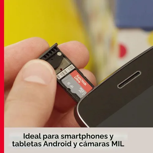 Miniatura 3 de Tarjeta de memoria SanDisk SDSQUAB-064G-GN6MT ultra microSDXC UHS-I (64 GB, dos unidades, 64 GB, con adaptador). (Nueva versión)
