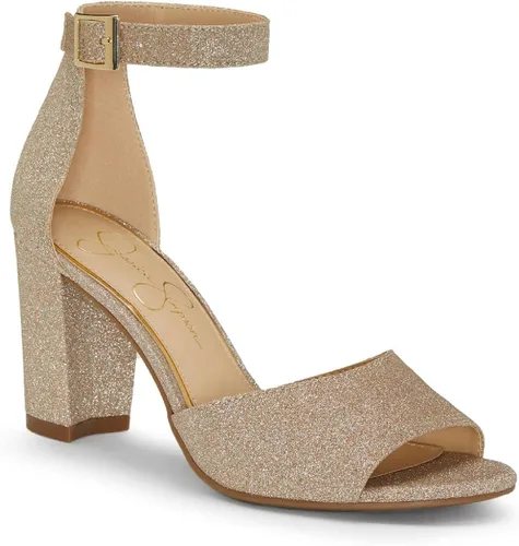 Miniatura 2 de Jessica Simpson Sandalias Sherron con correa de tobillo para mujer, Negro