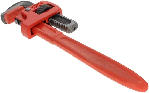 Miniatura 2 de Utoolmart Llave de tubería recta de alta resistencia, llave de fontanería recta de 14 pulgadas, llave inglesa de alta resistencia, color rojo, 1