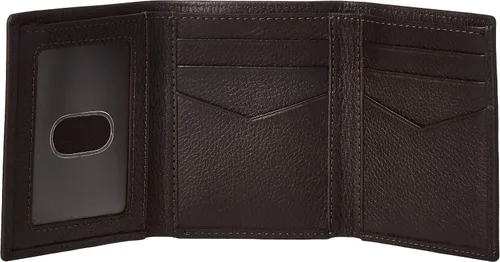 Miniatura 5 de Fossil Cartera triple de cuero para hombre