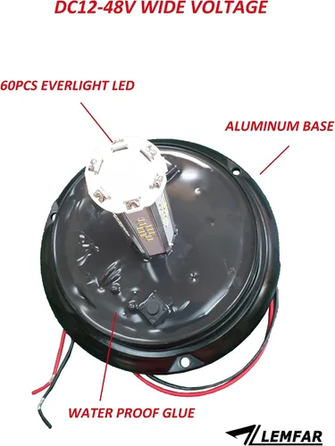 Miniatura 7 de Luz estroboscópica LED de faro luz estroboscópica ámbar techo superior luces estroboscópicas de alta visibilidad, luces estroboscópicas redondas