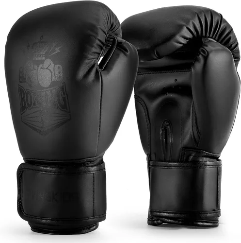 Miniatura 2 de Guantes de boxeo para niños y niñas, guantes de entrenamiento de boxeo juvenil para niños de 3 a 15 años, guantes de boxeo para sparring para niños