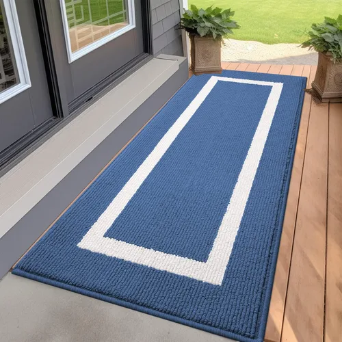 Miniatura 34 de OLANLY Alfombra para Puerta Interior, 59x20, Tapete de Entrada Antideslizante Absorbente Resistente a la Suciedad, Alfombras de Entrada