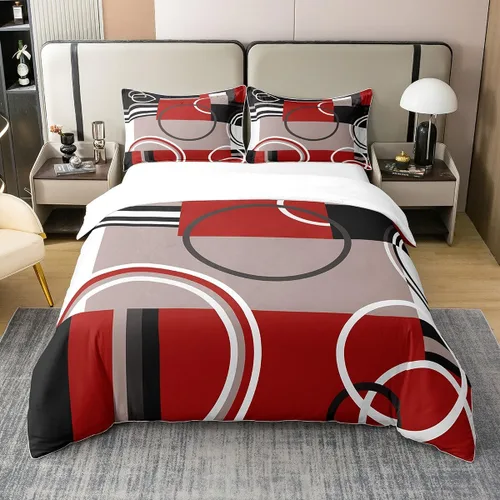 Miniatura 40 de Erosebridal Bohemian 100% Natural Cotton Duvet Cover Twin Country Southwestern Bedding Set Boho Aztec Arrows Diamond Comforter Cover Black Gray