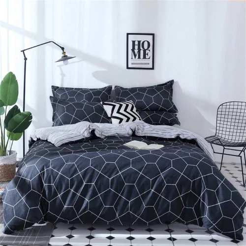 Miniatura 7 de Feelyou juego de funda de edredón y fundas de almohada de microfibra de poliéster suave para niños y niñas, diseño de mariposas, piñas, ciervos