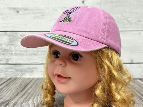Miniatura 6 de Shenbors Sombreros de béisbol bordados para niñas y niños