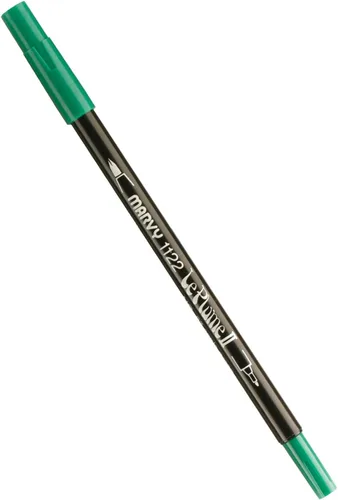 Miniatura 14 de Uchida 1122-C-3 Marvy Extra Fine Tip Le Plume II Rotulador de doble punta, azul