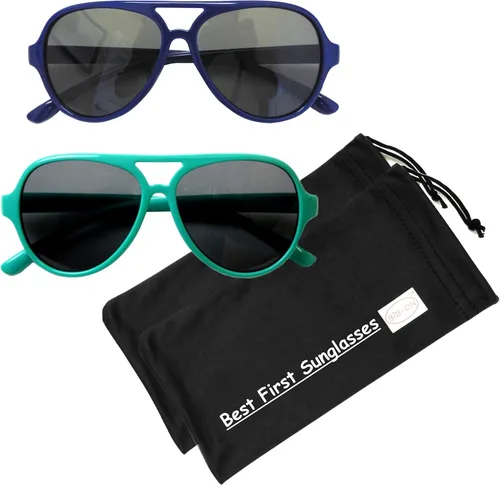 Miniatura 2 de BIB-ON Top Flyer - Paquete de 2 lentes de sol para niños pequeños de 2 a 4 años