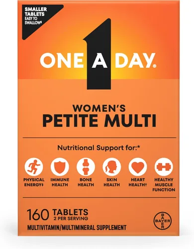 Multivitamínico completo One-A-Day Women's Petites, 160 unidades, BAYER579086, 1, 1