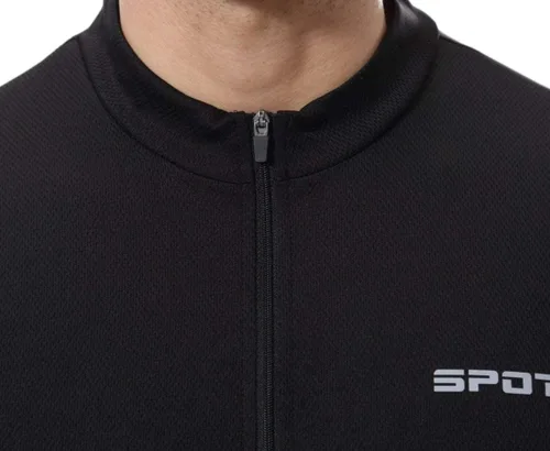 Miniatura 3 de Spotti Playera de mangas largas para ciclismo, para hombre. Remera para ciclismo, transpirable y de secado rápido.