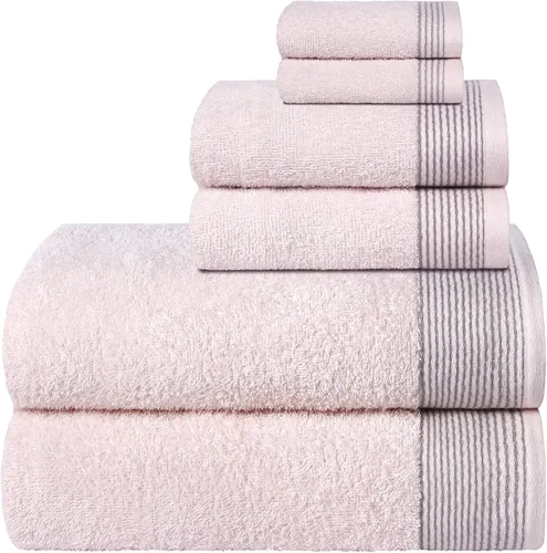 Miniatura 54 de Belizzi Home Juego de 3 toallas de algodón ultra suave, contiene una toalla de baño de 28 x 55 pulgadas, una toalla de mano de 16 x 24 pulgadas y un