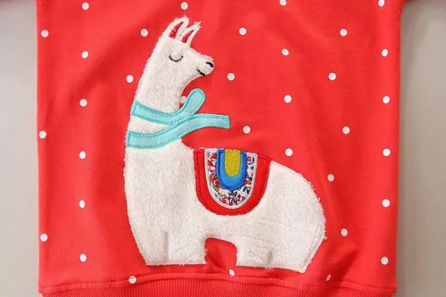 Miniatura 4 de Hongshilian Camisa unisex de algodón con dibujos animados para niños