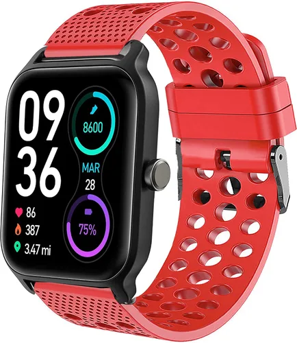 Miniatura 2 de Compatible con las correas de reloj inteligente TOOBUR, Lamshaw de silicona de repuesto, correa deportiva con hebilla de metal compatible con TOOBUR