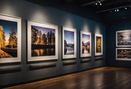 Miniatura 4 de STAS Cliprail Pro - Juego de sistema para colgar fotos, color negro, cubre 4.92 pies de espacio de pared, riel de fotos resistente y kit de galería