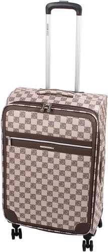 Miniatura 80 de Steve Madden Equipaje de diseñador, Chalet Gris Claro, Juego de maleta giratoria ligera expandible de 3 piezas - Juego de viaje