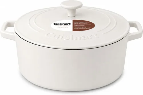Miniatura 20 de Cuisinart Chef's Classic - Cacerola cubierta de hierro fundido esmaltado, redonda (Rojo Cardinal, 5 cuartos)