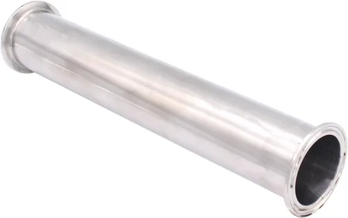 Miniatura 5 de DERNORD Tubo de carrete sanitario con extremos de abrazadera, tubo redondo sin costuras de acero inoxidable 304 con brida de virola de 2 pulgadas