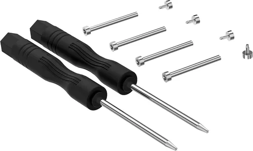 Miniatura 3 de REYDA Tornillos y destornilladores compatibles con Garmin Forerunner 935/945 Varillas de tornillo de metal, adaptadores de reloj, conectores