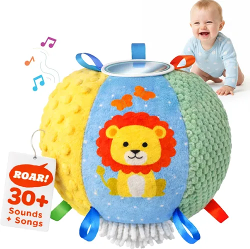 Miniatura 7 de Move2Play, Pelota de Bebé Divertidísima e Interactiva con Música y Efectos de Sonido Regalo de Primer Cumpleaños Juguete para Niños Pequeños