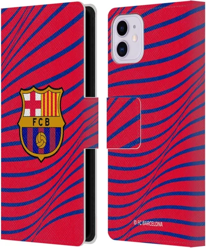 Miniatura 47 de Head Case Designs Funda de piel con licencia oficial del FC Barcelona Barca Crest Graphics para iPhone 11