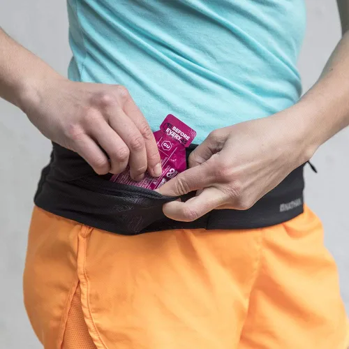 Miniatura 7 de Nathan Zipster - Cinturón para correr para hombres y mujeres, paquete de cintura sin rebote, con bolsillos con cremalleras, se adapta a todos