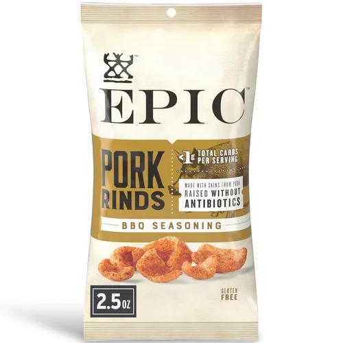 EPIC Cortezas de cerdo BBQ sin gluten, 2.5oz