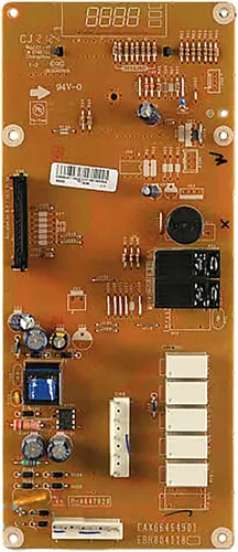 Miniatura 2 de GE WB27X29801 Placa de Control Principal de Microondas, Reemplazo (Reemplaza: WB27X38153), Negro