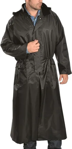 Double-s - Abrigo de lluvia para hombre Negro