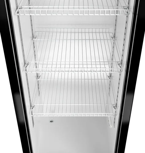Miniatura 6 de KoolMore Refrigerador de exhibición comercial delgado de 17 pulgadas, 7 pies cúbicos en negro, listado ETL (KM-MDR-17S)