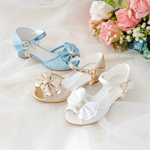 Miniatura 6 de Osinnme - Sandalias de boda para niña pequeña y grande