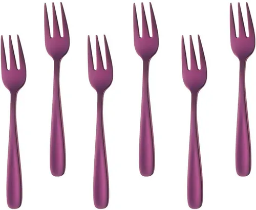 Miniatura 57 de Baikai - Juego de 12 tenedores para aperitivos, de acero inoxidable 18/10, con acabado de acero inoxidable, para cóctel, mini ensalada y fruta, 5.5