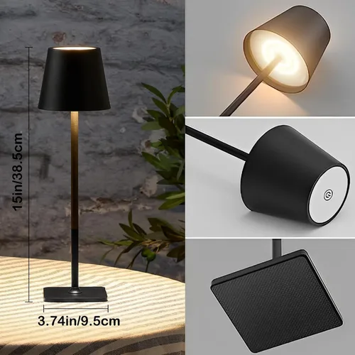 Miniatura 4 de Paquete de 4 Lámparas LED de Mesa Inalámbricas - Lámparas Recargables Inalámbricas al por Mayor de 4, Lámpara de Mesa Impermeable para Exteriores