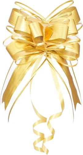 Miniatura 25 de Lazos para envolver regalos, 15 lazos de regalo grandes a granel para paquetes de regalos, cestas de regalo, Navidad, boda y decoración de fiestas