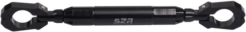 Miniatura 3 de 0.866 in aleación de aluminio Bold grueso motocicleta Accesorios Balance Bar ajustable fuerza palancas manillar travesaño teléfono titular (negro)