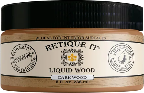 Miniatura 7 de Retique It Recubrimientos de Madera Líquida de Fórmula Nueva y Mejorada - Imprimación Teñible - Píntalo y Luego Tiñelo (Madera Clara, Grande)