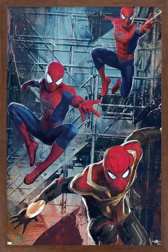 Miniatura 5 de Trends International Marvel Spider-Man: No Way Home - Póster de pared de trío, 14.725 x 22.375 pulgadas, versión premium sin marco
