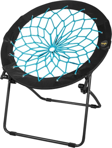 Miniatura 15 de Zenithen Silla Bungee Bunjo Plegable de 29", Índigo (Paquete de 1) - Asiento Plegable Ligero para Adolescentes, Adultos, Dormitorios, Habitaciones