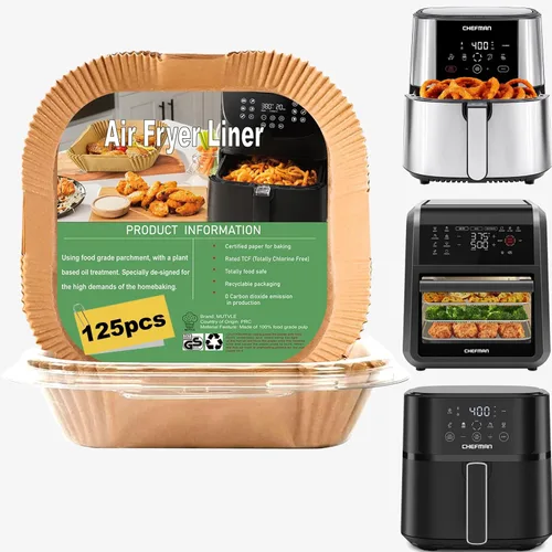 Miniatura 11 de Forros pequeños para freidora de aire COMFEE' Compact 2.1, forros de 2 cuartos de galón para freidora de aire para Instant Pot Vortex Mini, forros