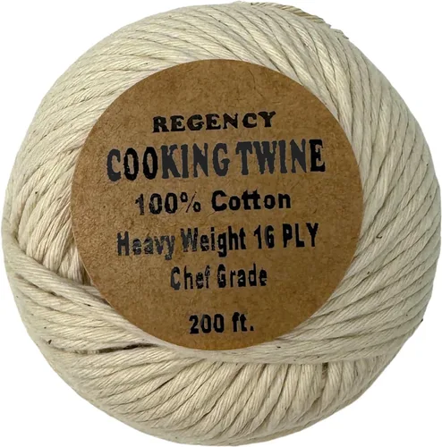 Miniatura 10 de Regency Wraps Carniceros - Bola de cordel para cocinar, hecha de algodón natural pesado para pavos y preparación de carne para asar, bola de 200